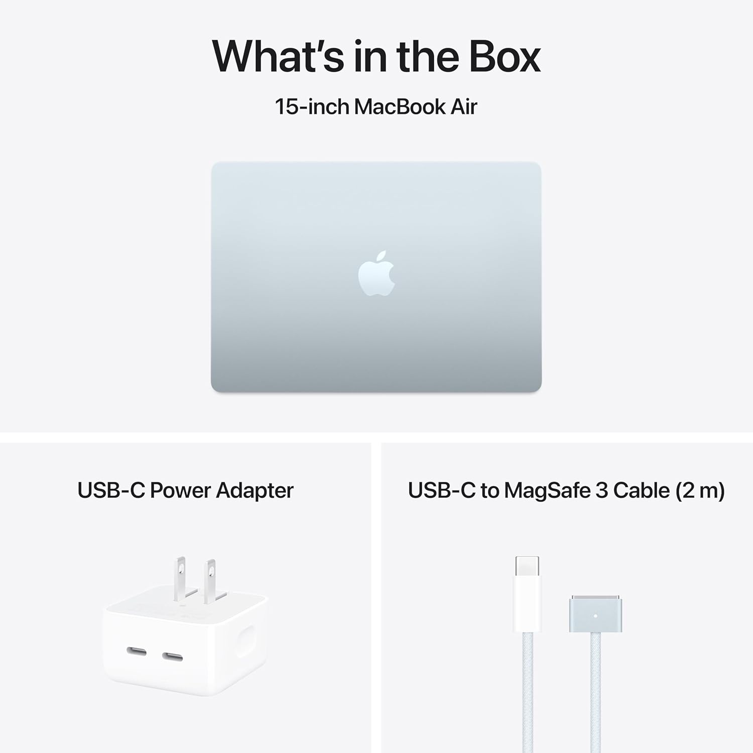 Apple MacBook Air (15 Zoll, 2025) – Ultraleichtes 1,51 kg Laptop | Leistungsstarke Performance, Großes Liquid Retina Display (Generalüberholt)