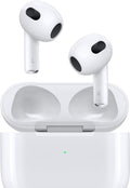 Apple AirPods (3rd Generation) – Wireless Bluetooth Earbuds with Spatial Audio, MagSafe Charging Case, Sweat & Water Resistant – White