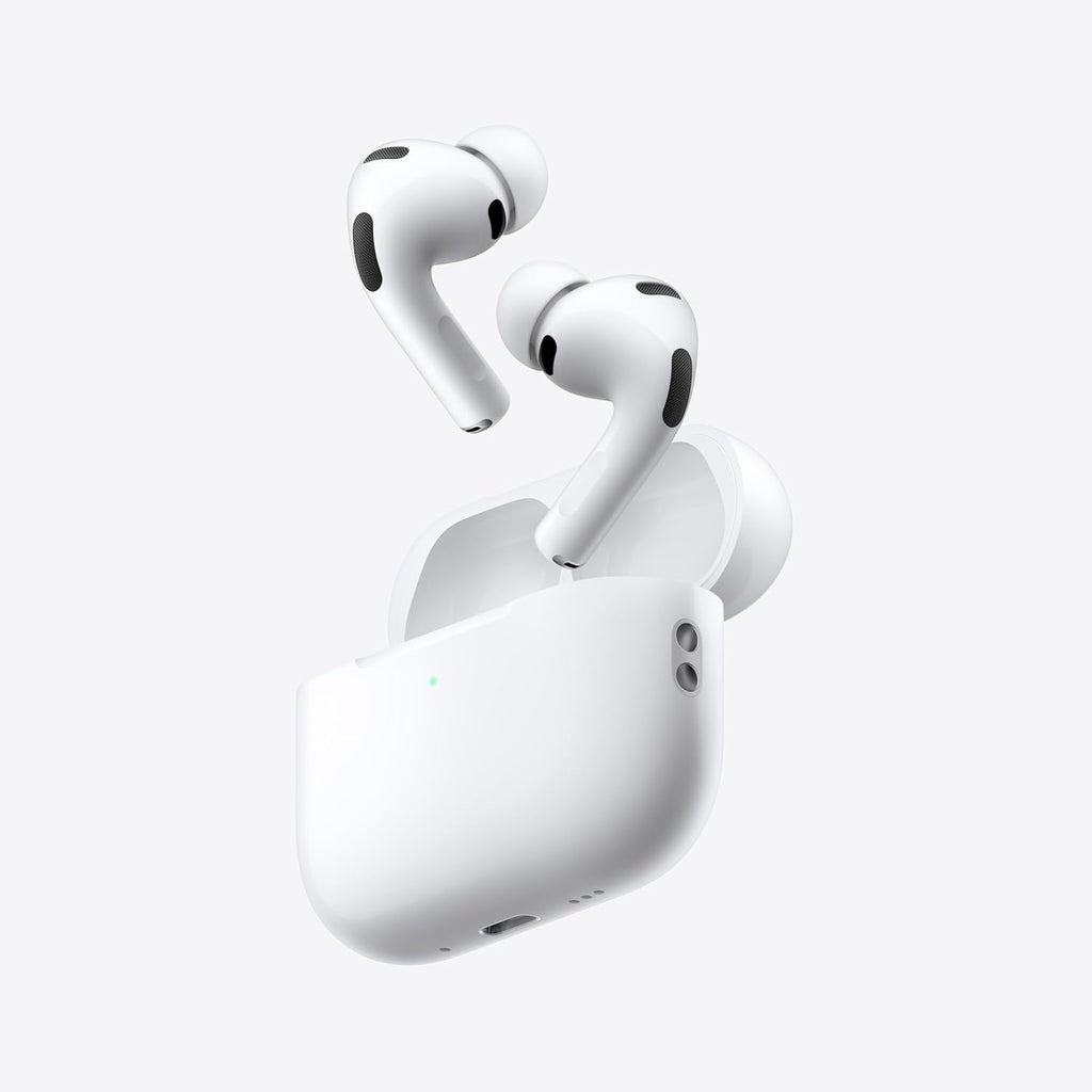 Apple AirPods Pro (3. Generation) – Kabellose Premium-Kopfhörer mit aktiver Geräuschunterdrückung, 3D-Audio, adaptiver Transparenz und MagSafe Ladecase – Weiß