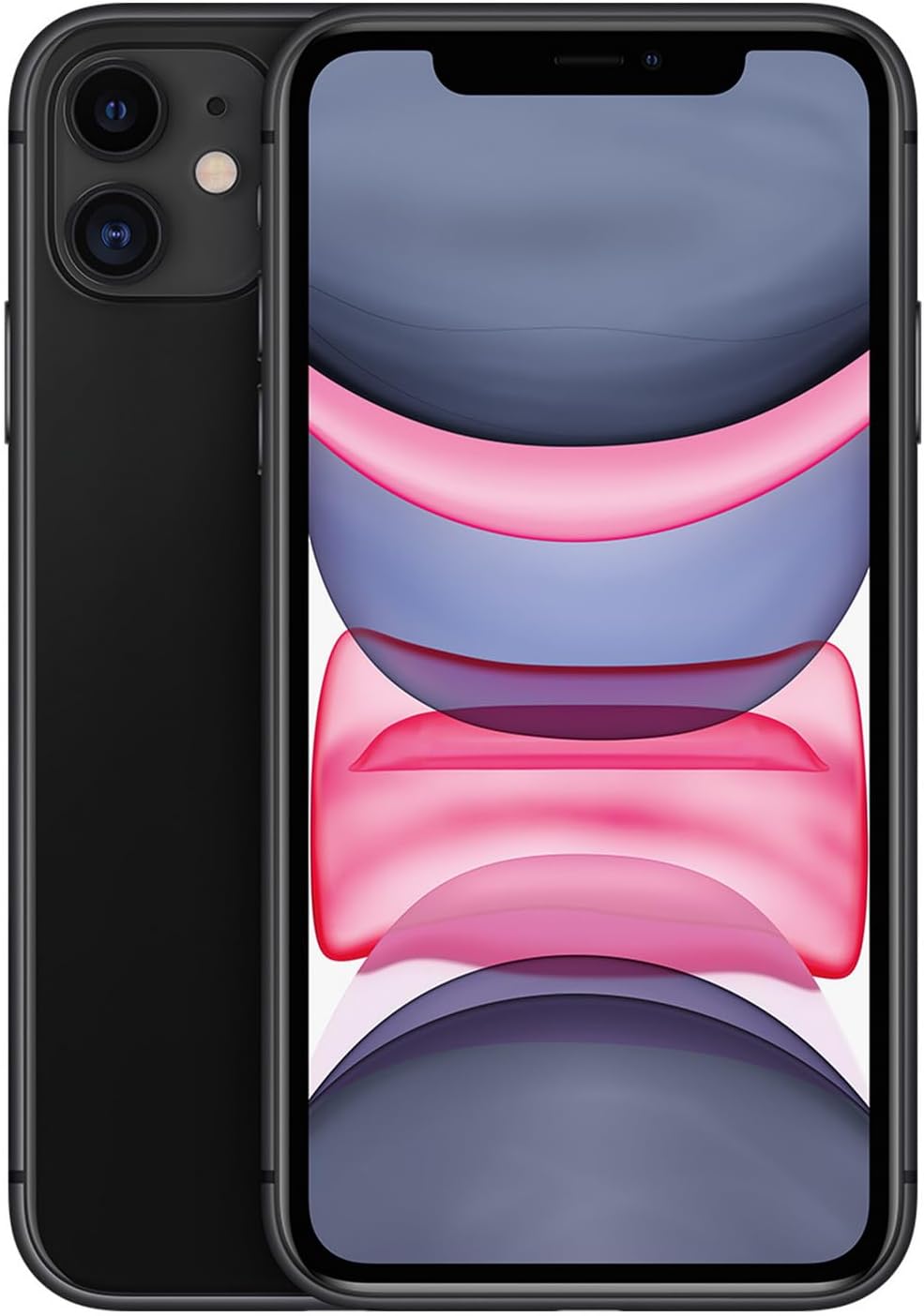 Apple iPhone 11 64GB – Entsperrtes Smartphone, 6,1" Liquid Retina Display, Dual-Kamera, Face ID, A13 Chip, 4G LTE (Generalüberholt)