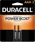 Duracell Power Boost AAA Batterien 2er-Pack – Langlebige Alkaline AAA-Batterien für Fernbedienungen, Spielzeug, Uhren und Alltagsgeräte
