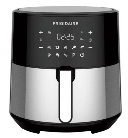 Frigidaire EAF810-SS Digitale Heißluftfritteuse – Große Edelstahl-Heißluftfritteuse mit digitalen Bedienelementen für gesundes, knuspriges Kochen