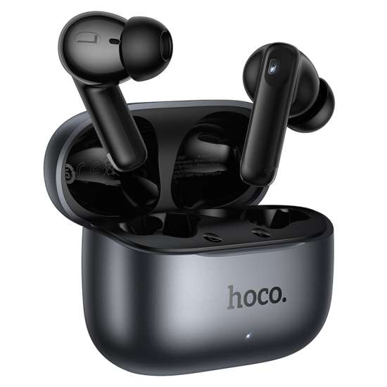 Écouteurs sans fil HOCO EQ27 True Wireless Bluetooth 5.3 – Son stéréo HD, commandes tactiles, étui de chargement portable et confort optimal