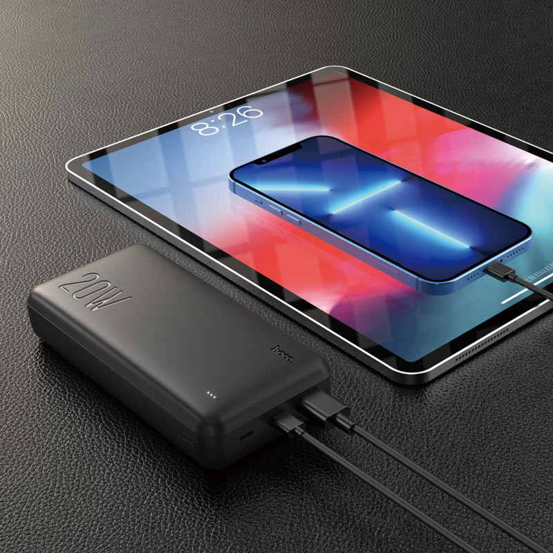 HOCO J87A 30.000mAh Powerbank – Tragbares Hochleistungs-Schnellladegerät für Smartphones & Tablets