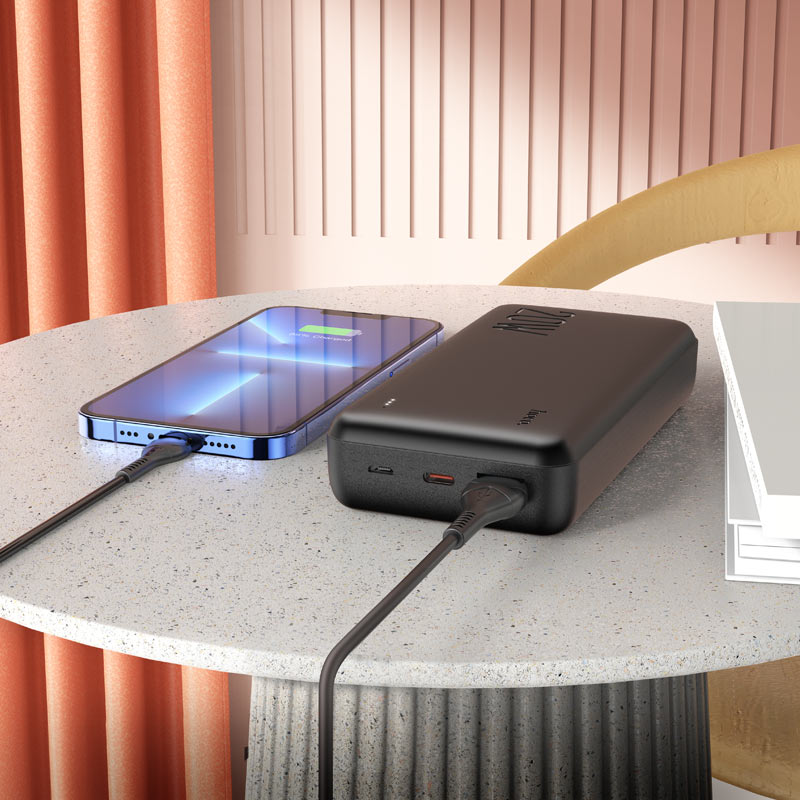 HOCO J87A 30.000mAh Powerbank – Tragbares Hochleistungs-Schnellladegerät für Smartphones & Tablets