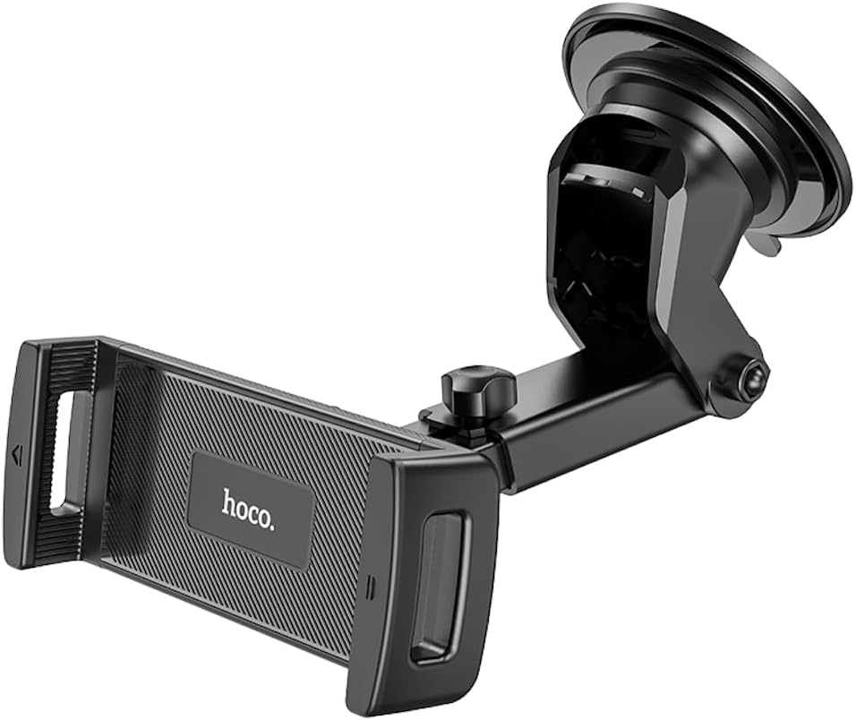 Hoco CA120 Kfz-Telefonhalterung – Sichere Armaturenbrett-/Windschutzscheibenhalterung für Smartphones | Starker Halt & 360°-Drehung