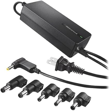 Insignia NS-PWL591-C 90W Universal Laptop Charger – High Performance AC Power Adapter with Interchangeable Tips for Multiple Laptop Brands
