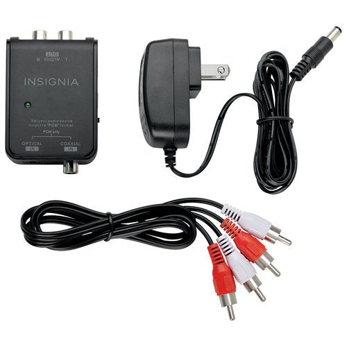 Insignia NS-HZ313-C HDMI-zu-VGA-Adapter mit Audio – 1080p Digital-Analog-Wandler für Laptops, PCs, Spielkonsolen & Projektoren