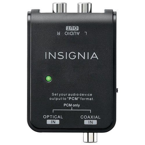 Insignia NS-HZ313-C HDMI-zu-VGA-Adapter mit Audio – 1080p Digital-Analog-Wandler für Laptops, PCs, Spielkonsolen & Projektoren