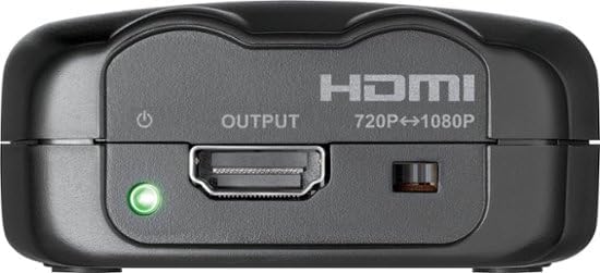 Insignia NS-HZ330-C RCA to HDMI Converter – AV Composite to HDMI Adapter 1080p for VCR, DVD Players, Retro Game Consoles & Older Devices