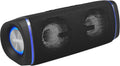 Memphis MFLOWBTK Flow Portable Bluetooth Speaker – Waterproof Wireless Speaker with Powerful Sound, LED Lights & Rechargeable Battery