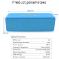 NBY 5510 Kabelloser, tragbarer Bluetooth-Lautsprecher – Stereo Sound kompakter Bluetooth-Lautsprecher mit tiefem Bass, wiederaufladbarem Akku und tragbarem Design
