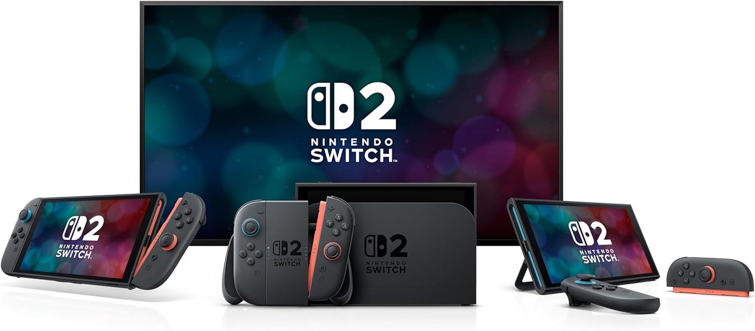 Nintendo Switch 2 Console – Next-Generation Hybrid Gaming System | Portable & TV Gaming | Powerful Performance