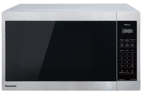 Micro-ondes Panasonic 1,3 pi³ 1200 W en acier inoxydable – Puissant micro-ondes de comptoir pour une cuisson rapide et uniforme 