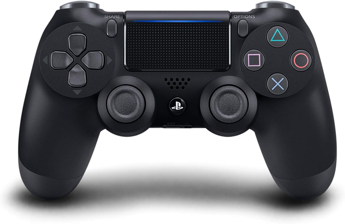 Sony PlayStation 4 DualShock 4 Jet Black Controller – Official PS4 Wir ...