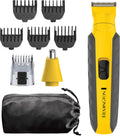 Remington PG6856 All-in-One Grooming Kit – Lithium Powered Beard, Hair & Body Trimmer with Multiple Attachments, Cordless Waterproof Groomer for Men