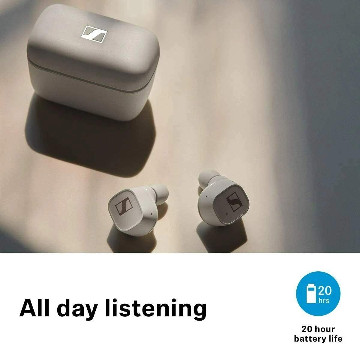 Sennheiser CX 400BT True Wireless Earbuds – Premium Bluetooth 5.1 In-Ear Headphones with Deep Bass, Touch Controls & 20H Battery Life