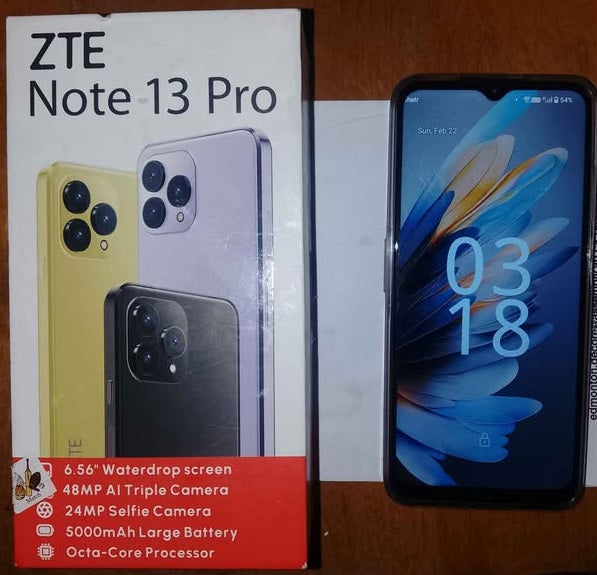 ZTE Note 13 Pro 48MP 5000mAh 6.58" Display Dual SIM