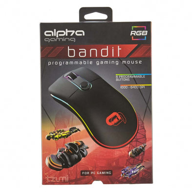 Bandit 7064 Wired Optical Mouse – USB Computer Mouse for PC & Laptop, High Precision Optical Sensor, Plug & Play Ergonomic Design