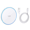 HOCO CW6 Pro Fast Wireless Charger Stand – 15W Qi Wireless Charging Dock for iPhone & Android Smartphones