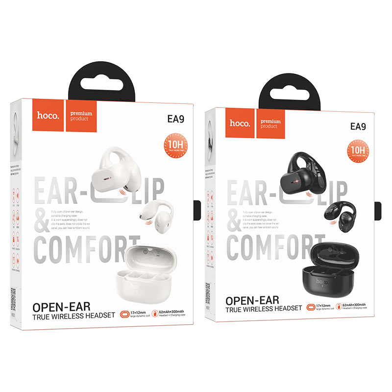HOCO EA9 Kabellose Nackenbügel-Kopfhörer Bluetooth Sport-Ohrhörer – Magnetische In-Ear-Kopfhörer mit HD-Sound, integriertem Mikrofon und langer Akkulaufzeit