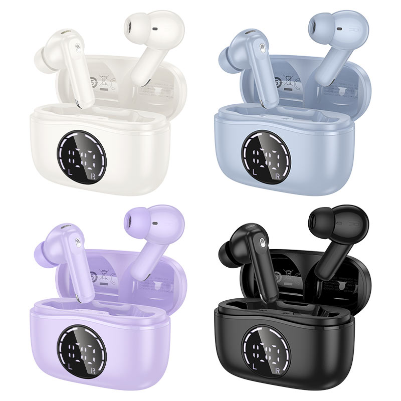 HOCO EQ22 True Wireless Earbuds Bluetooth 5.3 kabellose Kopfhörer – Touch-Steuerung, HD-Stereo-Klang, Ladecase & lange Akkulaufzeit
