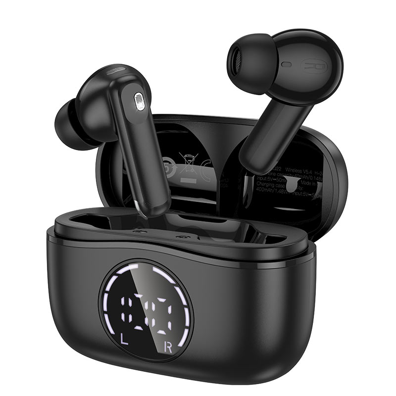 HOCO EQ22 True Wireless Earbuds Bluetooth 5.3 kabellose Kopfhörer – Touch-Steuerung, HD-Stereo-Klang, Ladecase & lange Akkulaufzeit