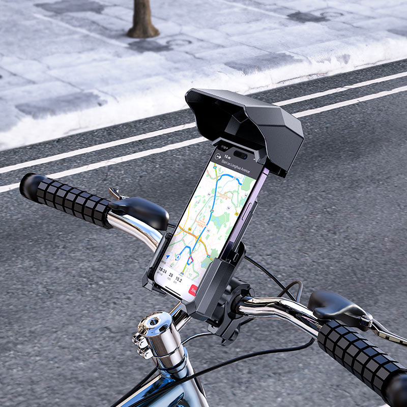 Support de téléphone HOCO H31 pour vélo et moto – Support universel pour smartphone au guidon, compatible avec vélos, motos et scooters