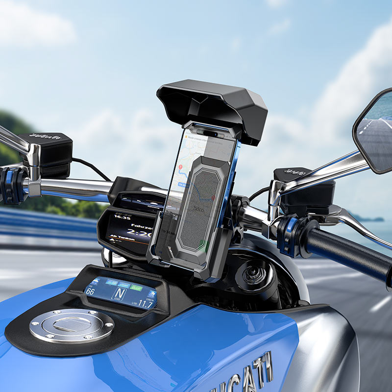 HOCO H31 Fahrrad- und Motorrad-Handyhalterung – Universelle Lenkerhalterung für Smartphones an Fahrrädern, Motorrädern und Rollern