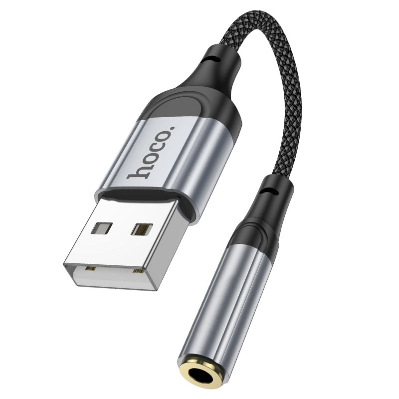 HOCO LS36 Lightning auf 3,5 mm Audio Adapter iPhone AUX Kopfhörerbuchse Konverter – Hi-Fi-Soundadapter für iPhone, iPad & kabelgebundene Kopfhörer