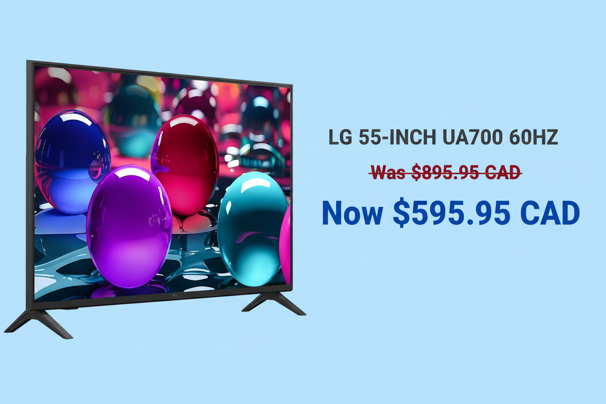 LG 55-Inch UA700 4K Smart TV - Larger Size