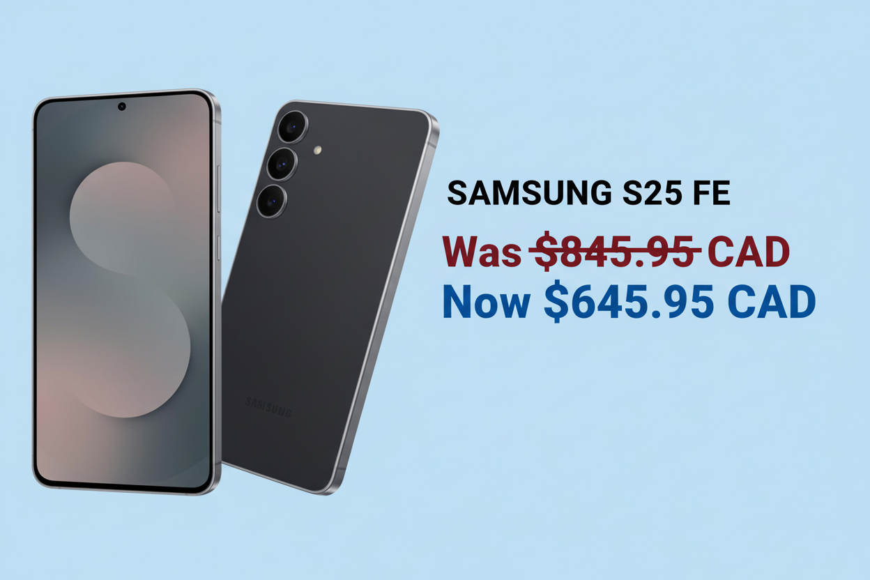 Samsung S25 FE Promotional Banner