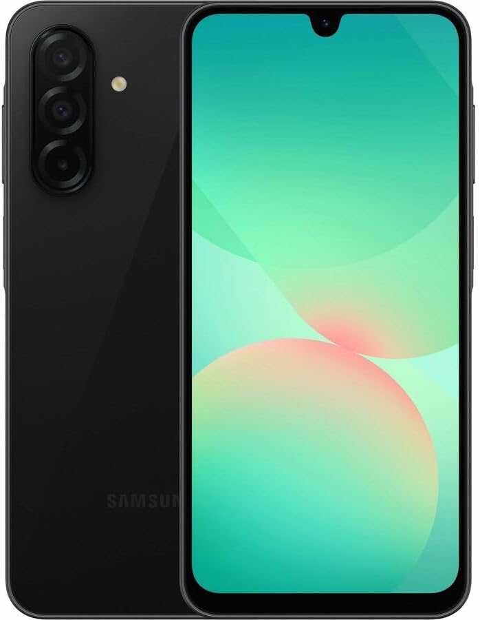 Samsung Galaxy A26 5G 2025 with AI | 128GB, 6GB, Dual SIM+eSIM+SD Slot, 6.7" 120Hz Android 15, US Model Unlocked for Canada & Global 4G, Fast Charger Bundle